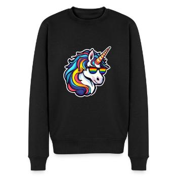 LGBTQ Pride Month - Männer Premium Bio Pullover - Schwarz - Vorne - Nico (187cm)