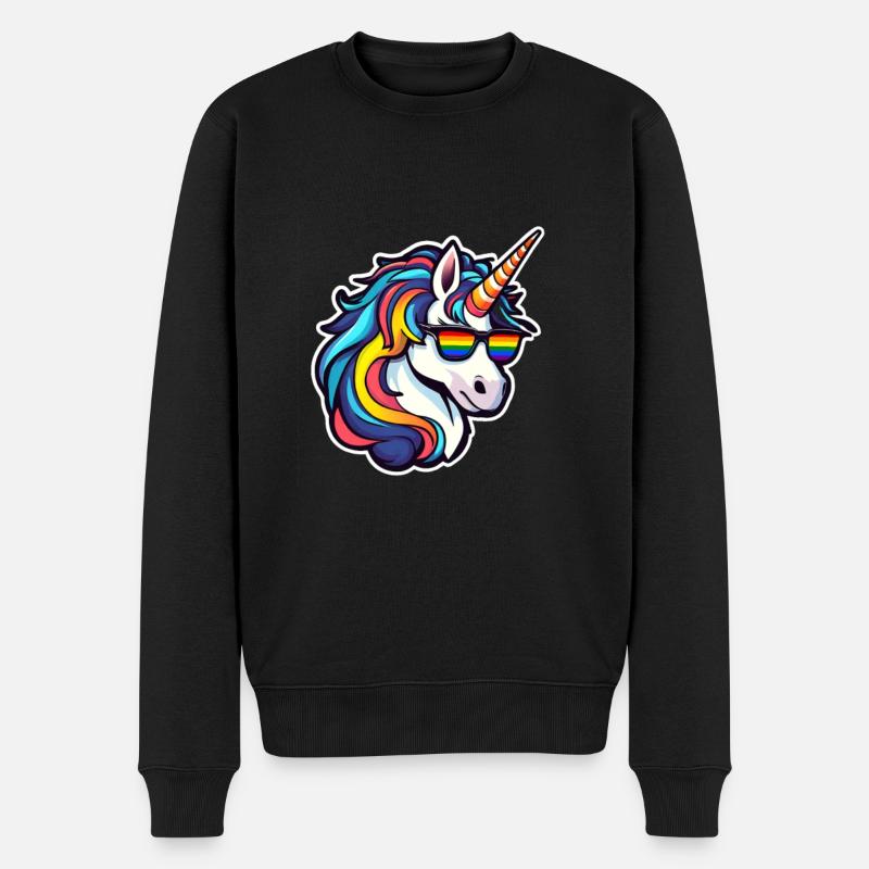 LGBTQ Pride Month - Männer Premium Bio Pullover - Schwarz