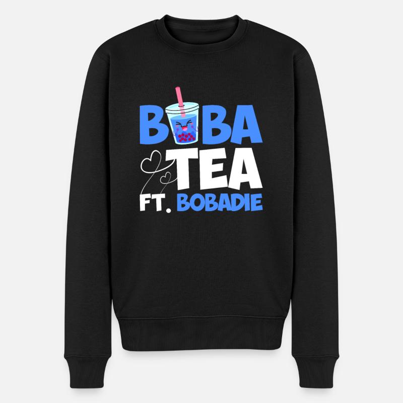 Thé Boba avec Bobadie - Pull Premium bio Homme - noir