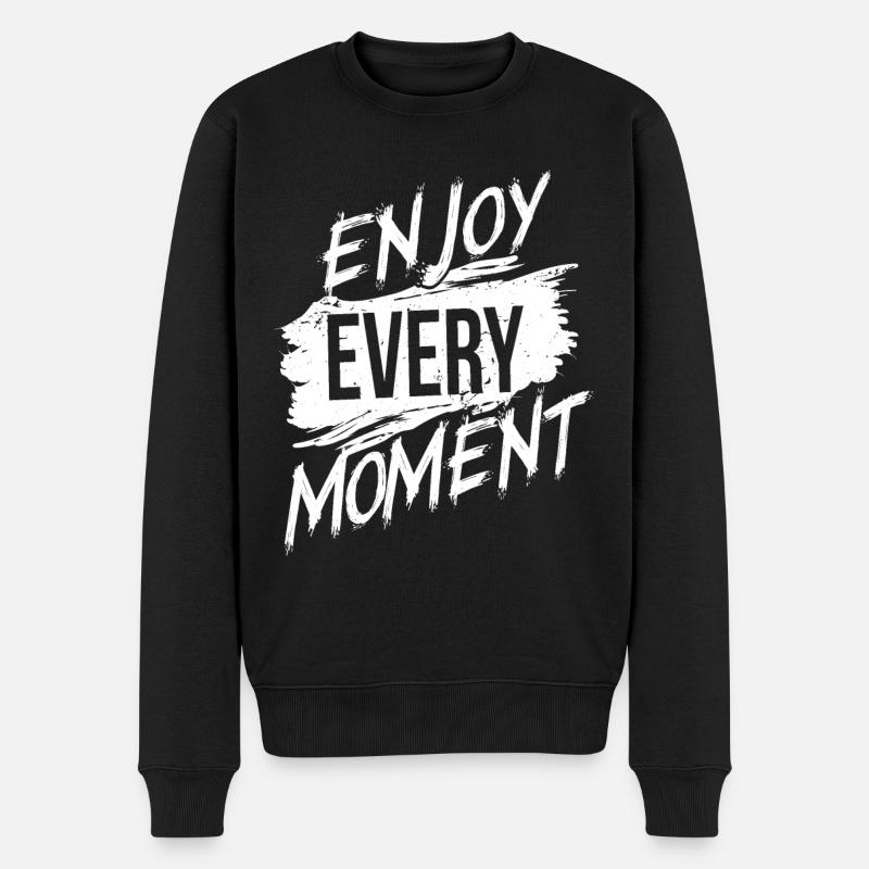 Profitez de chaque instant - Pull Premium bio Homme - noir