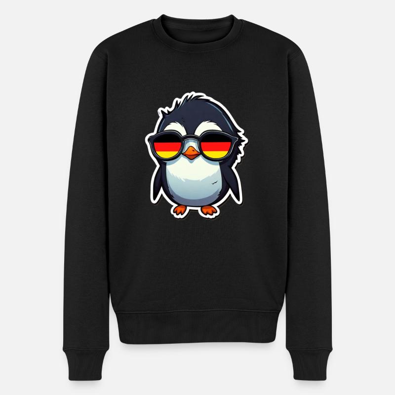 Pingouin allemand - Pull Premium bio Homme - noir