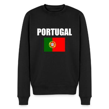 Portugal - Pull Premium bio Homme - noir - Devant - Nico (187cm)