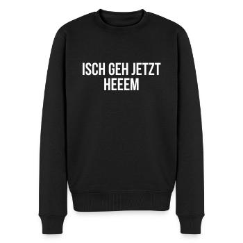 I'm going now Heem - Men's Premium Organic Jumper - black - Front - Nico (187cm)