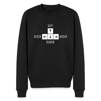 East Germany Saxon - Men's Premium Organic Jumper - black - Front - Nico (187cm)