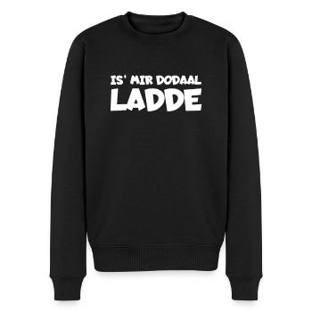 Ossi DDR - Is mir dodaal Ladde - Men's Premium Organic Jumper - black - Front - Nico (187cm)