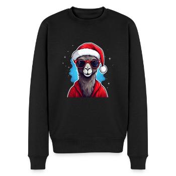 Chapeau de Noël Camel Noël - Pull Premium bio Homme - noir - Devant - Nico (187cm)