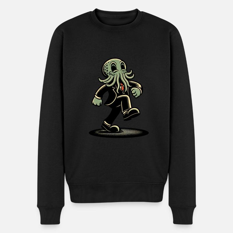 Lustiger Cthulhu Politiker Lustiges Cthulhu - Männer Premium Bio Pullover - Schwarz