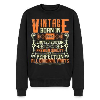 1994 Born 1994 - Year 1994 Birthday 1994 - Men's Premium Organic Jumper - black - Front - Nico (187cm)