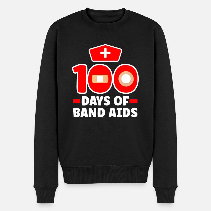 100 jours de pansement - Pull Premium bio Homme - noir