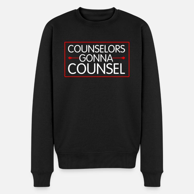 Les conseillers deviennent des avocats - Pull Premium bio Homme - noir