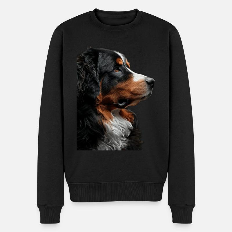 Bouvier bernois - Pull Premium bio Homme - noir