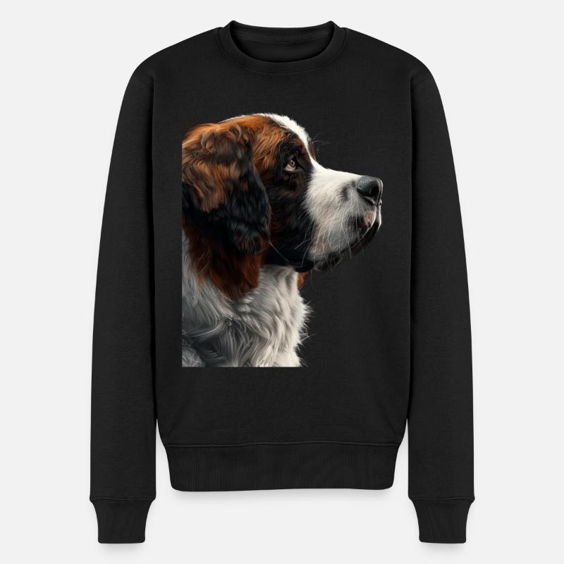 Saint-bernard - Pull Premium bio Homme - noir