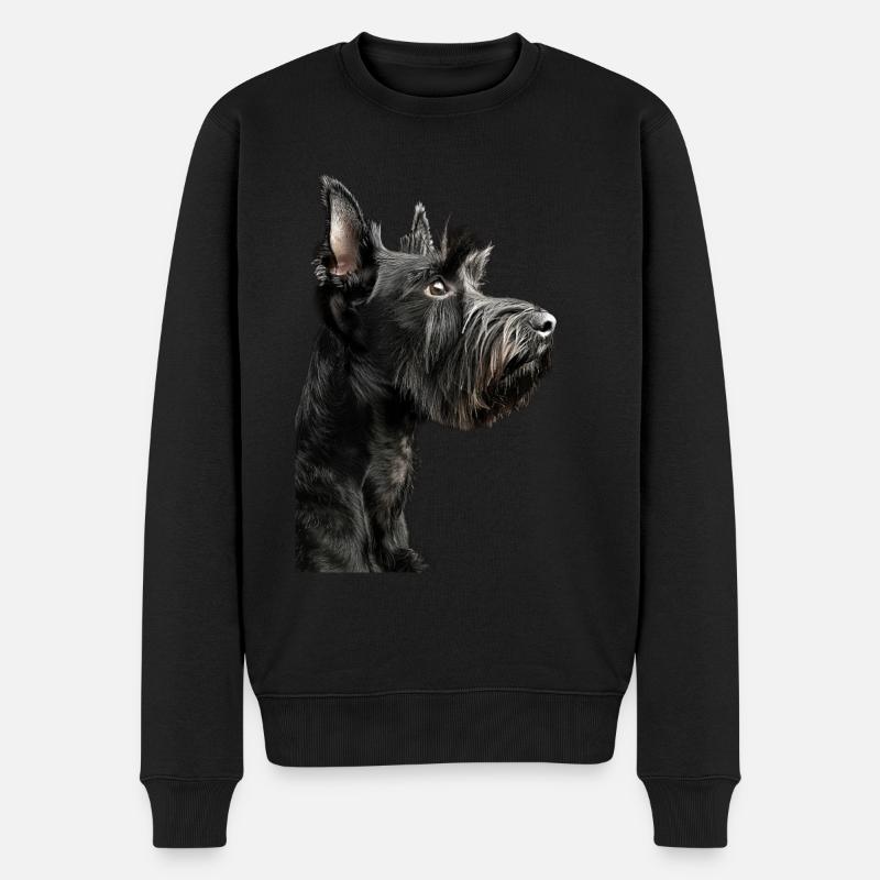 Terrier écossais - Pull Premium bio Homme - noir