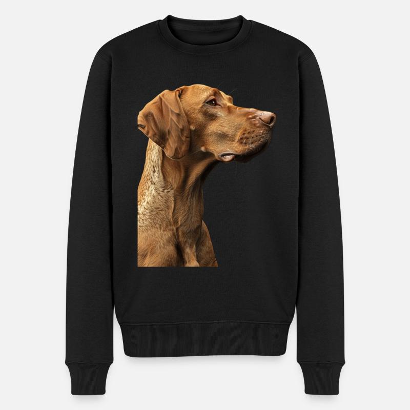 Vizsla - Pull Premium bio Homme - noir