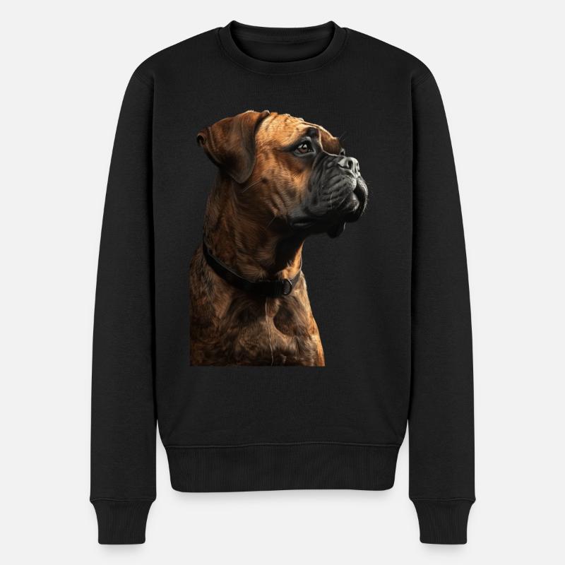 Bullmastiff - Männer Premium Bio Pullover - Schwarz