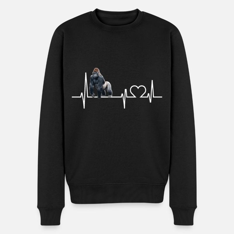 Gorille - Pull Premium bio Homme - noir