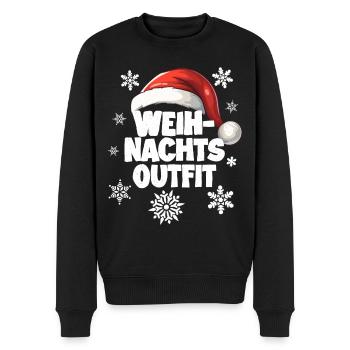 Tenue de Noël - Pull Premium bio Homme - noir - Devant - Nico (187cm)