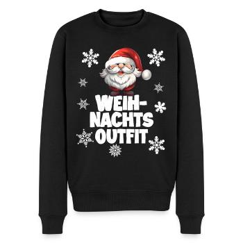 Tenue de Noël - Pull Premium bio Homme - noir - Devant - Nico (187cm)