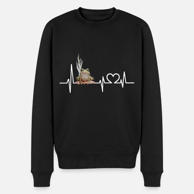 Grenouille - Pull Premium bio Homme - noir