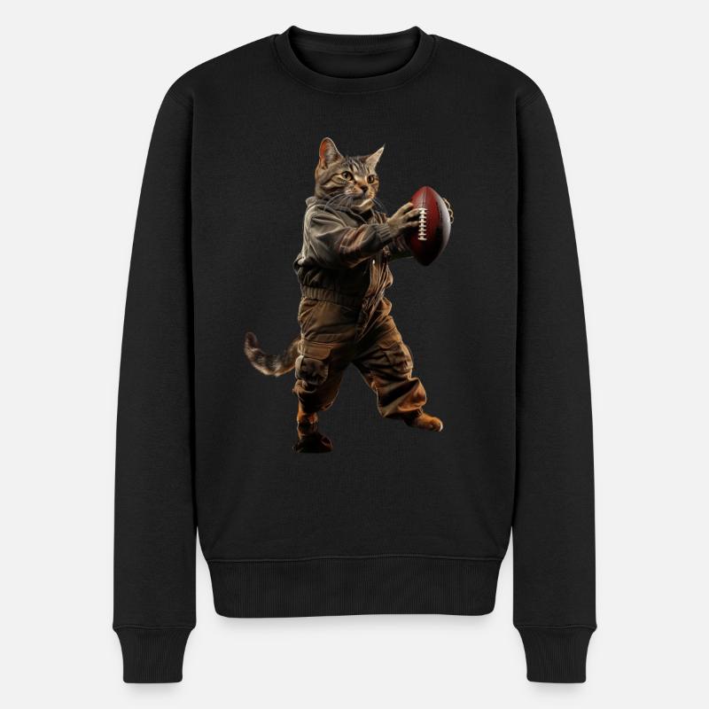Chat - Pull Premium bio Homme - noir