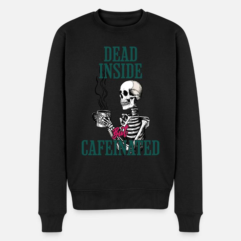 Déguisement effrayant Squelette d’os d’Halloween - Pull Premium bio Homme - noir
