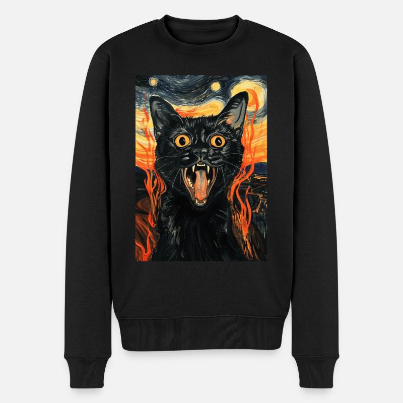 Chat - Pull Premium bio Homme - noir