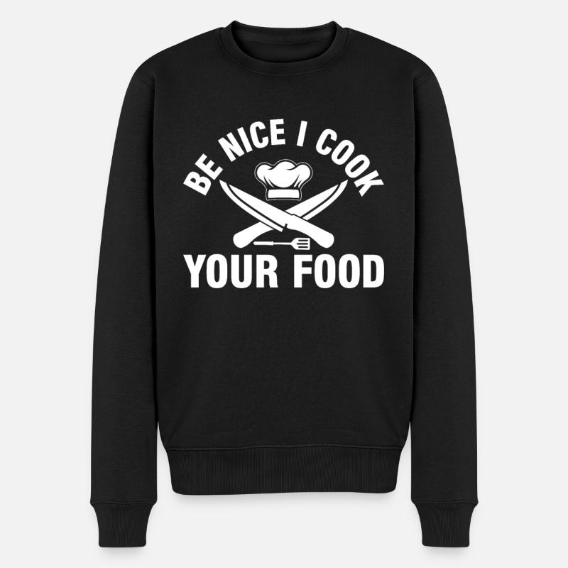 Chef Chef Gastronomy - Men's Premium Organic Jumper - black