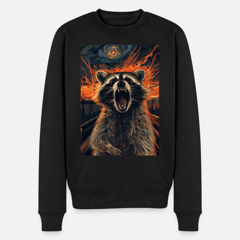 Raton laveur - Pull Premium bio Homme - noir