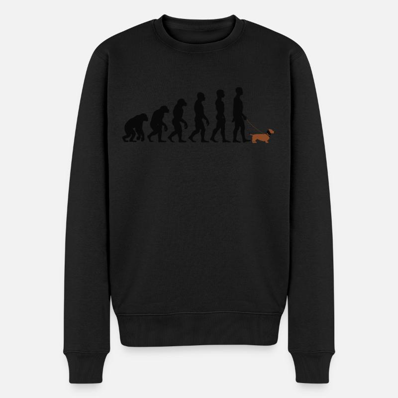 Teckel - Pull Premium bio Homme - noir