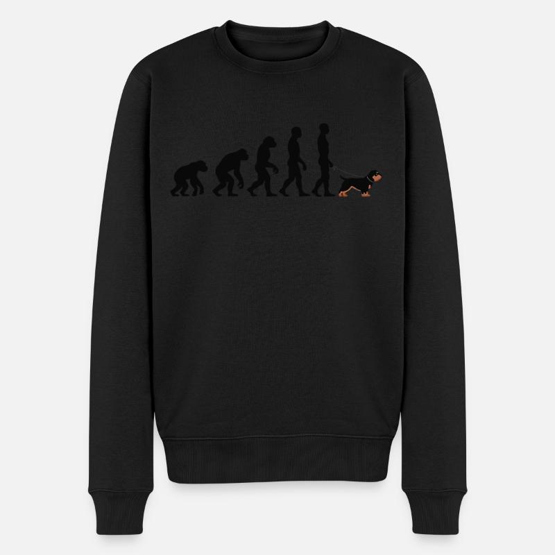 Rottweiler - Männer Premium Bio Pullover - Schwarz
