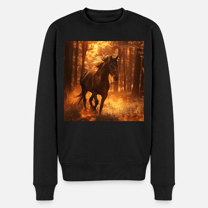 Cheval - Pull Premium bio Homme - noir