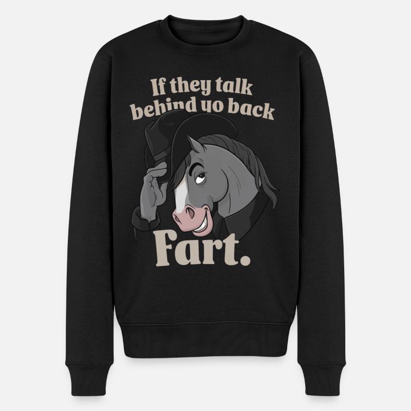 Cheval - Pull Premium bio Homme - noir