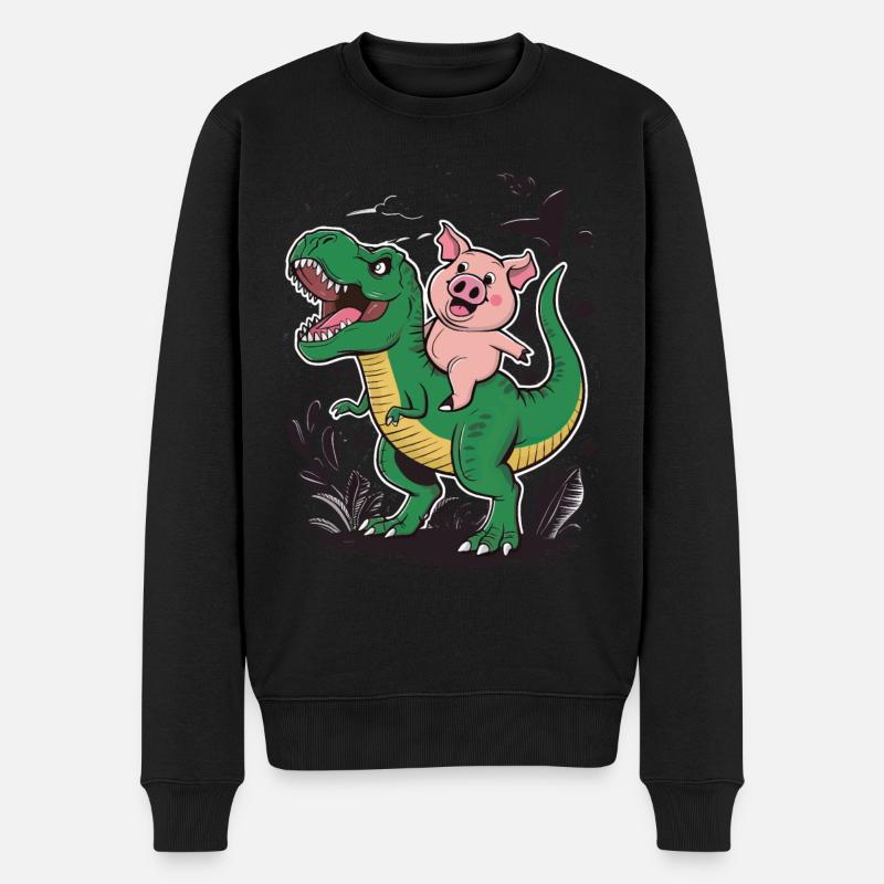 Cochon - Pull Premium bio Homme - noir