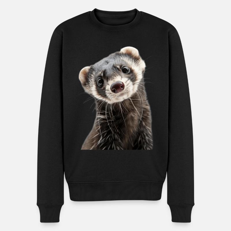 Furet - Pull Premium bio Homme - noir