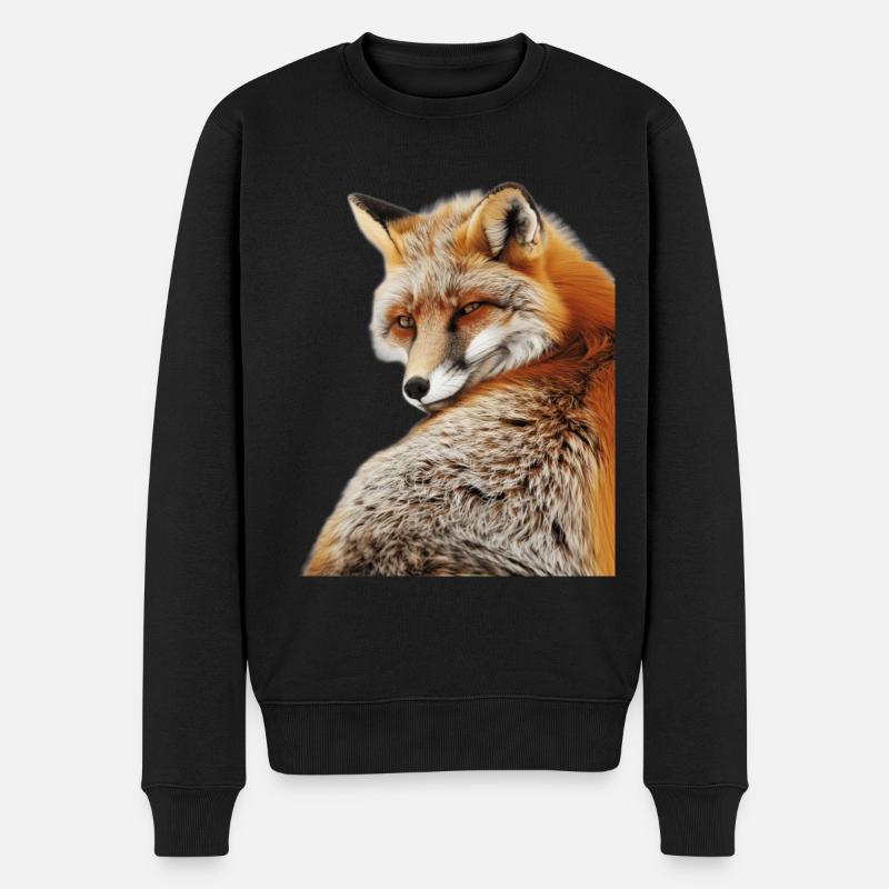 Renard - Pull Premium bio Homme - noir