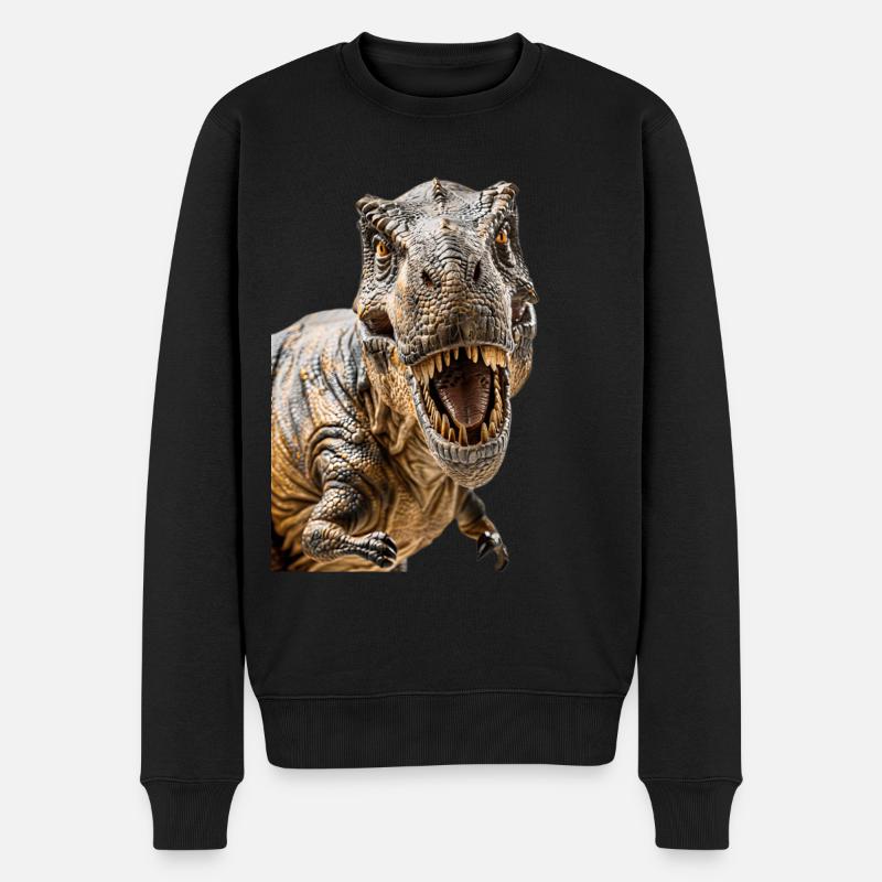 T-Rex - Pull Premium bio Homme - noir