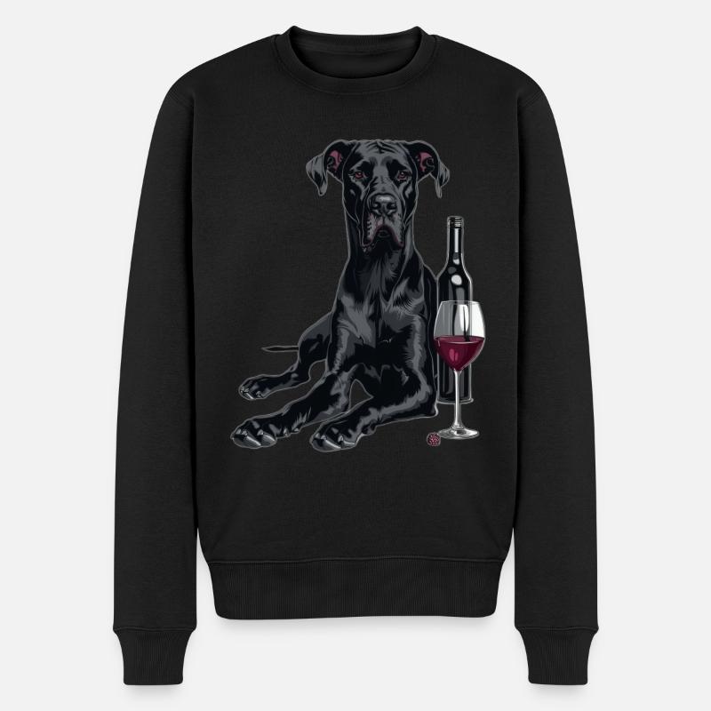 Dogue allemand - Pull Premium bio Homme - noir