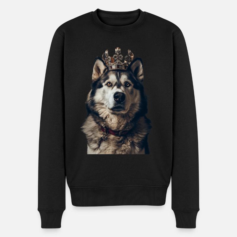 Malamute d’Alaska - Pull Premium bio Homme - noir