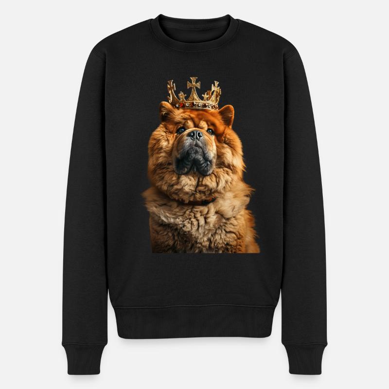 Chow - Men's Premium Organic Jumper - black