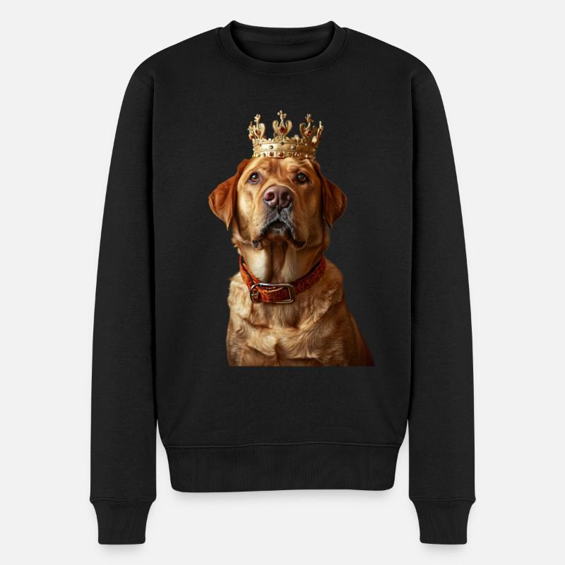 Labrador Retriever - Männer Premium Bio Pullover - Schwarz