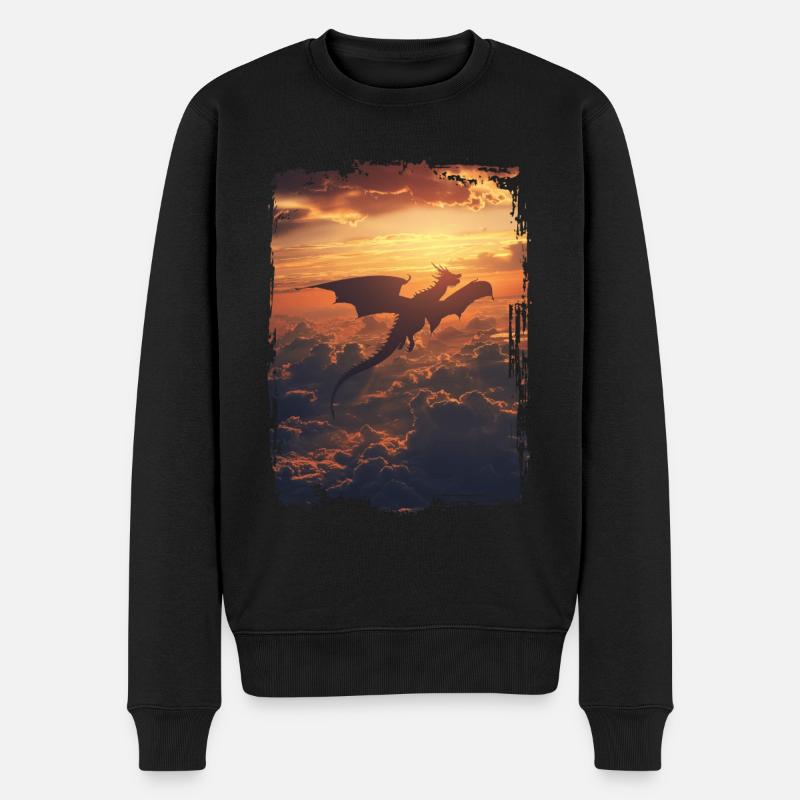Cerf-volant - Pull Premium bio Homme - noir