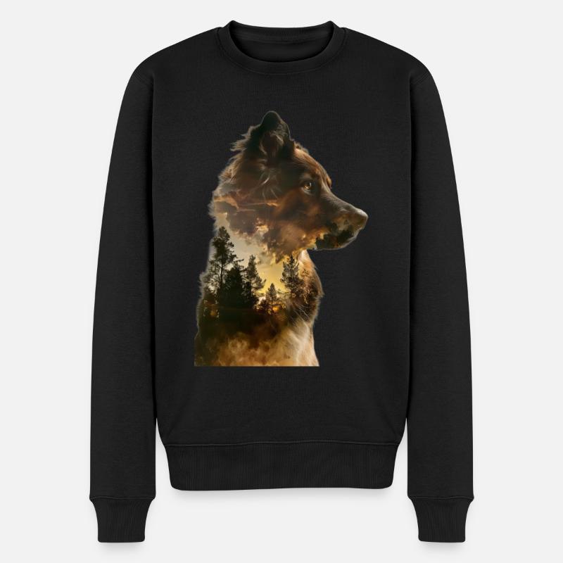 Berger australien - Pull Premium bio Homme - noir