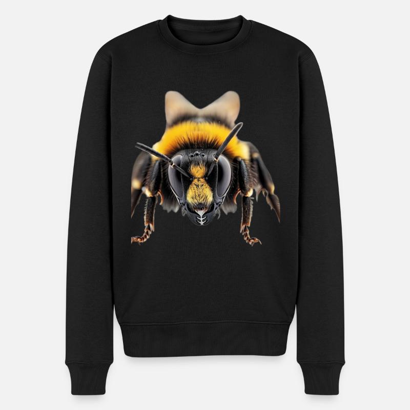 Abeille - Pull Premium bio Homme - noir