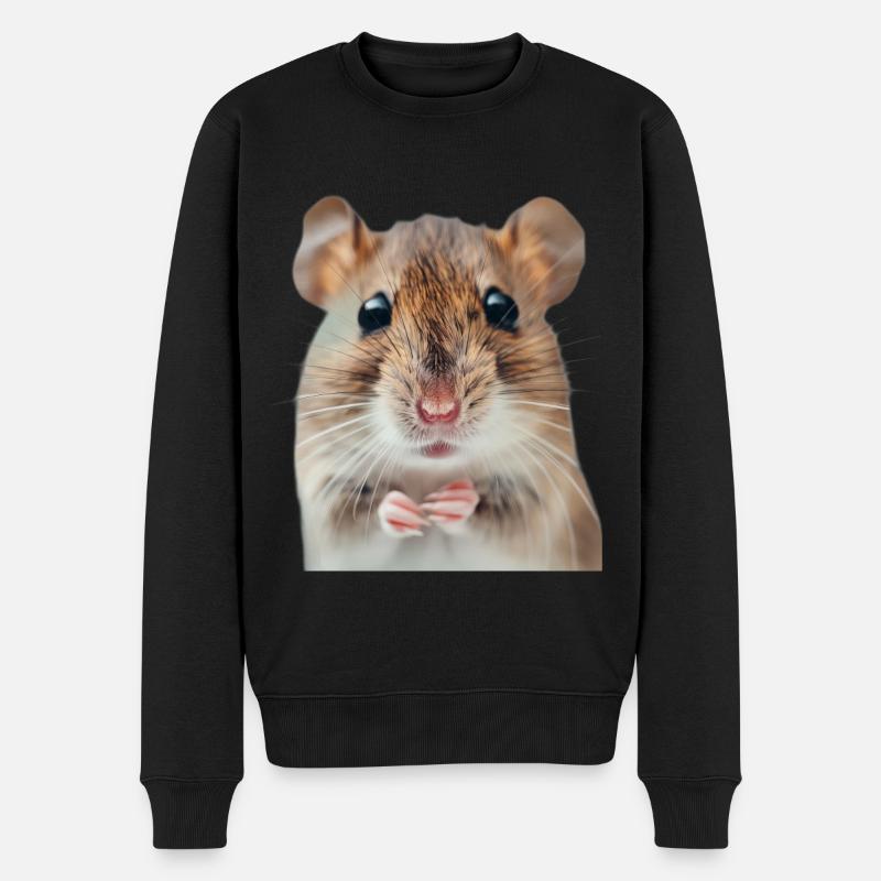 Siebenschläfer - Männer Premium Bio Pullover - Schwarz