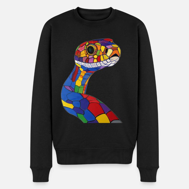 Serpent - Pull Premium bio Homme - noir