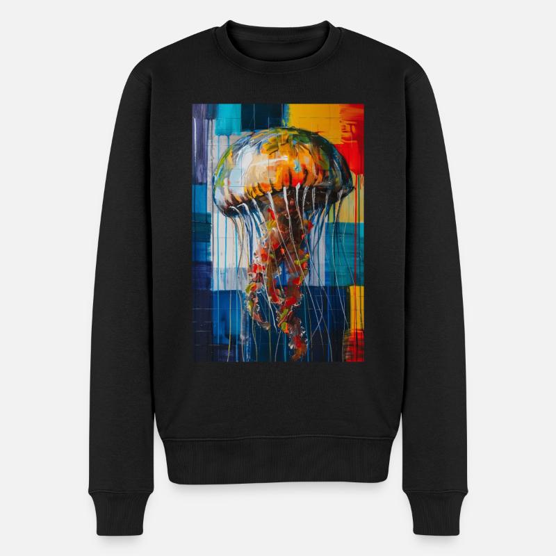 Méduse - Pull Premium bio Homme - noir