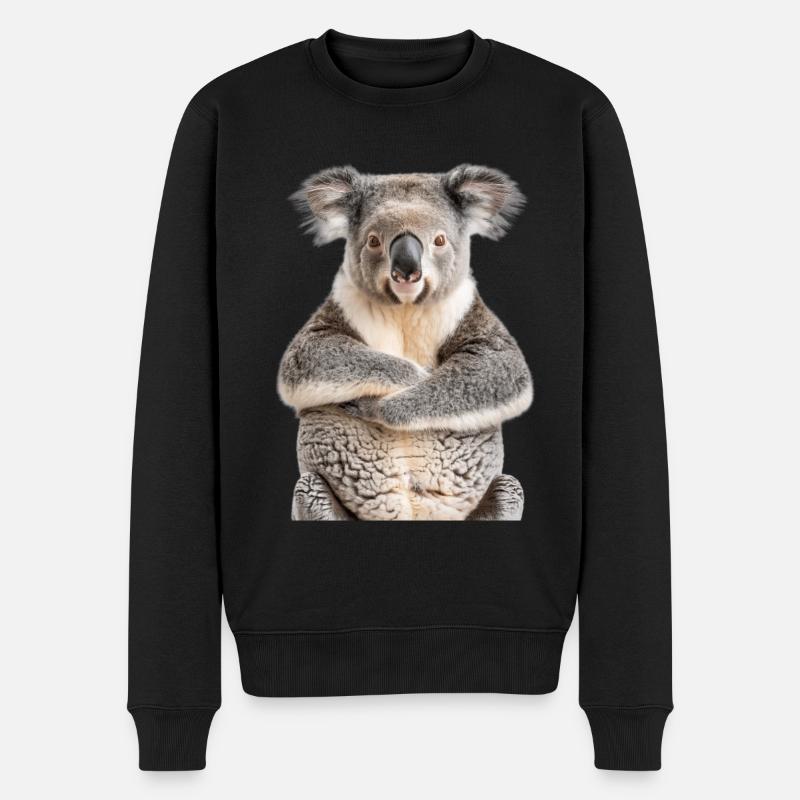 Koala - Pull Premium bio Homme - noir