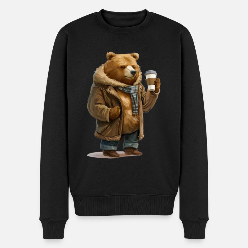 Porter - Pull Premium bio Homme - noir