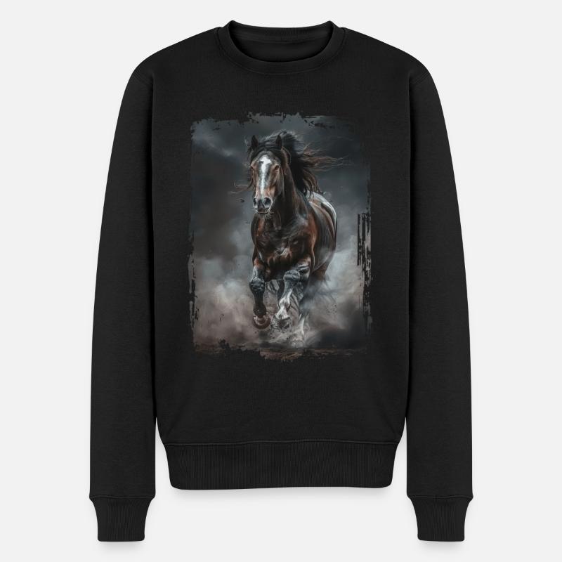 Clydesdale - Pull Premium bio Homme - noir