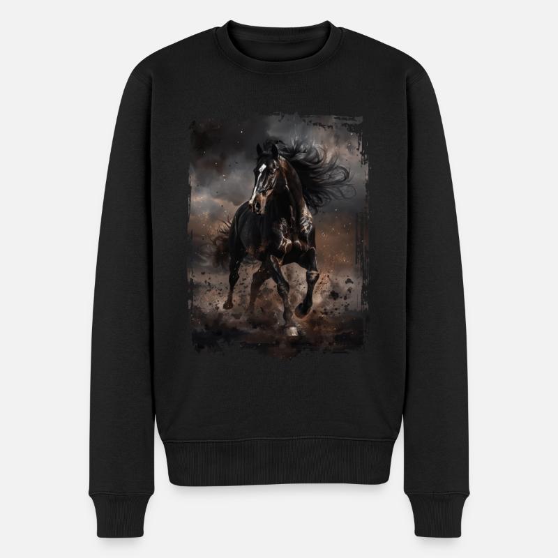 Morgane - Pull Premium bio Homme - noir